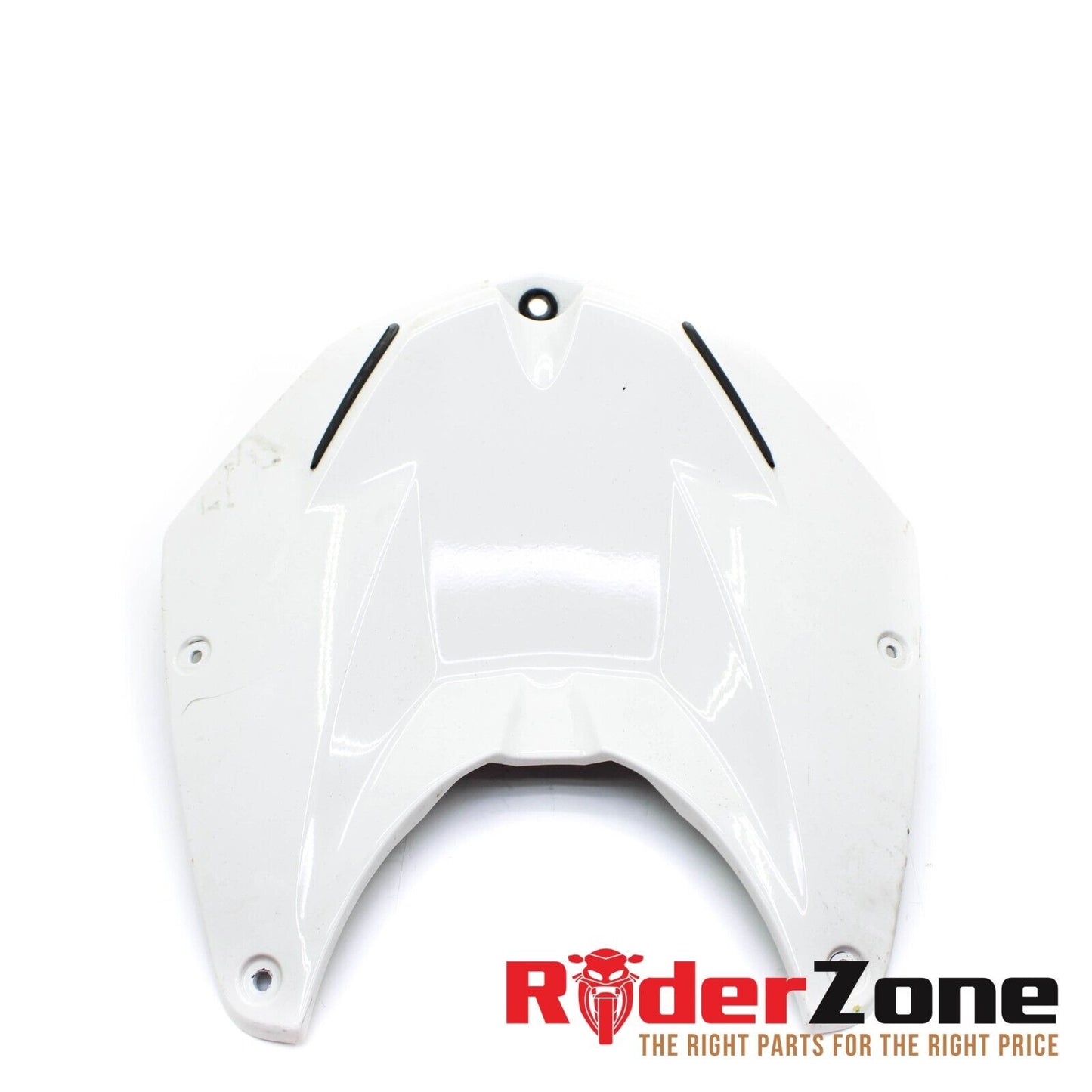 2009 - 2014 BMW S1000RR GAS TANK COWL COVER WHITE PANEL PLASTIC WHITE *DAMAGED*