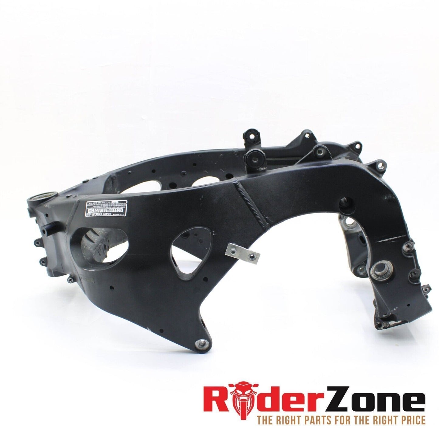 2008 - 2016 HONDA CBR1000RR FRAME CHASSIS STRAIGHT BLACK *NO DENTS*