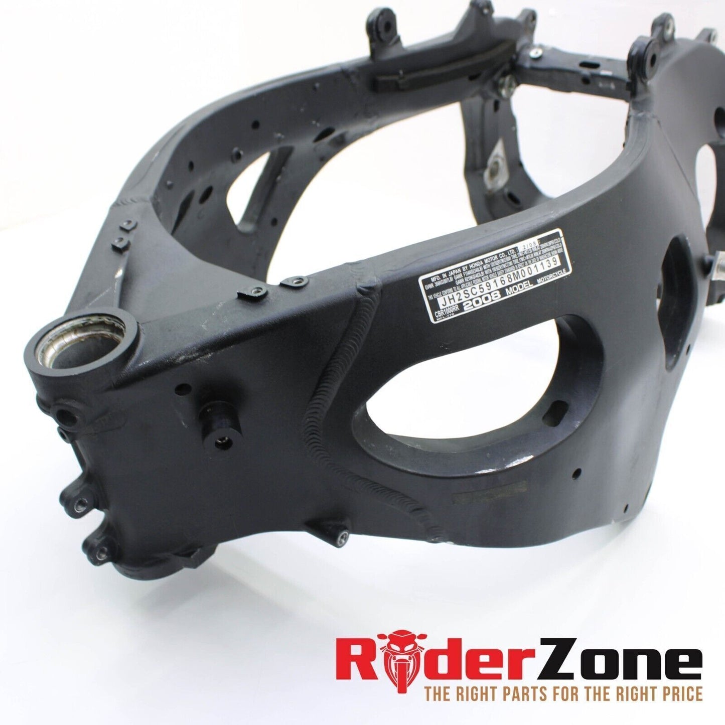 2008 - 2016 HONDA CBR1000RR FRAME CHASSIS STRAIGHT BLACK *NO DENTS*