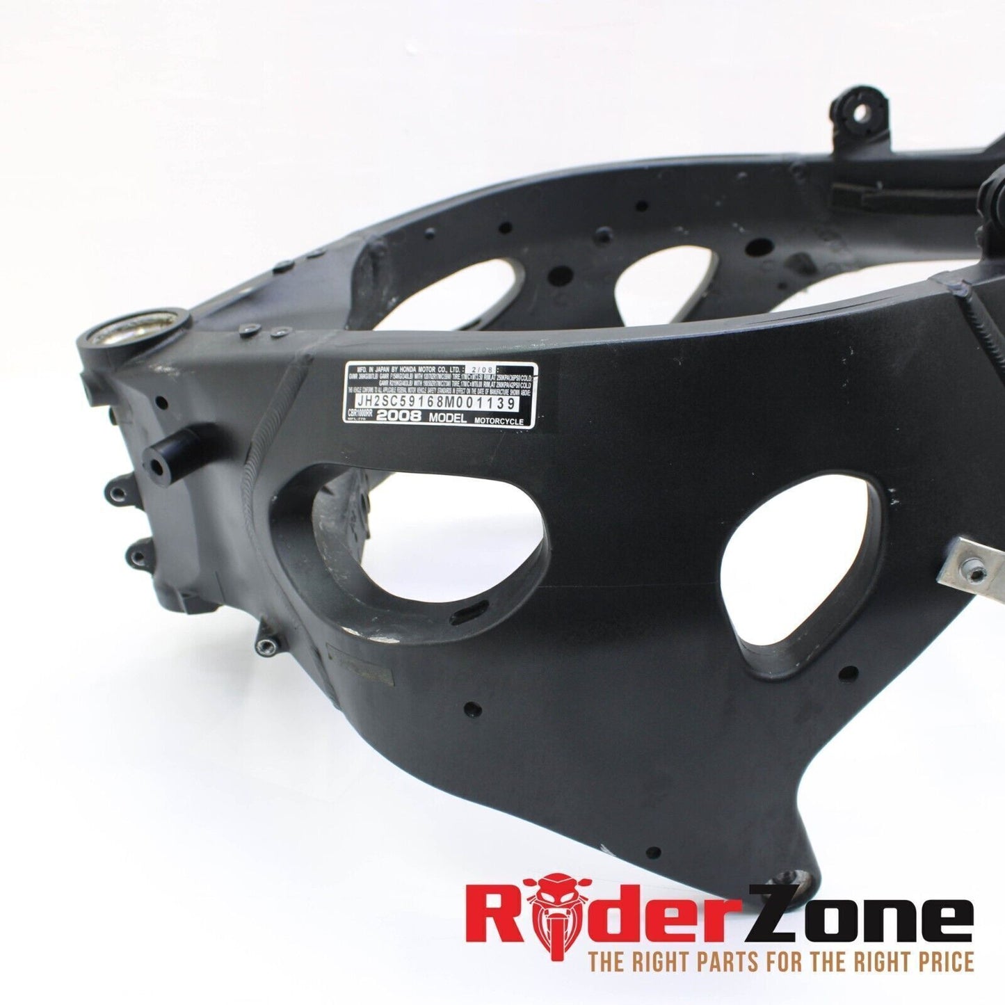 2008 - 2016 HONDA CBR1000RR FRAME CHASSIS STRAIGHT BLACK *NO DENTS*