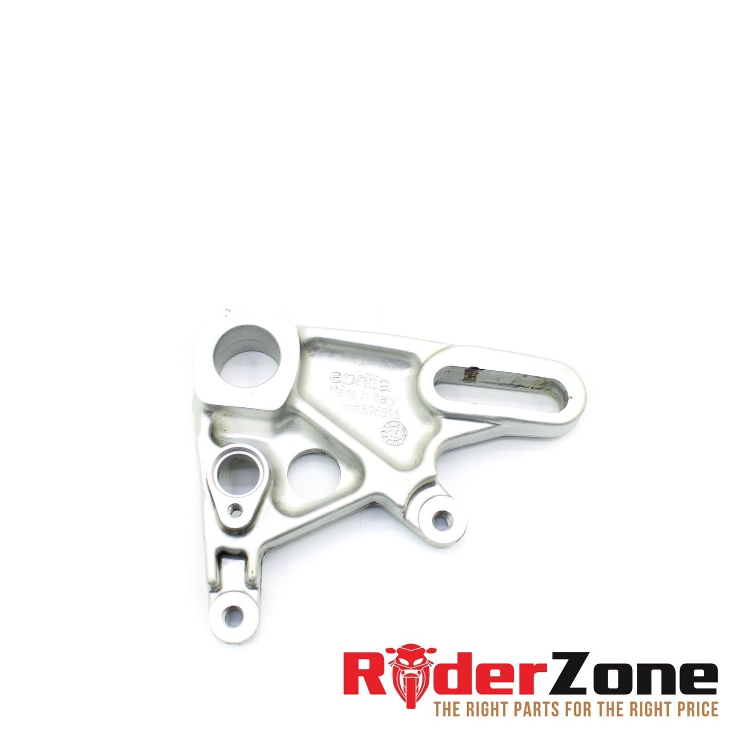 2015 - 2019 APRILIA RSV4RR REAR BRAKE CALIPER BRACKET SILVER STRAIGHT MOUNT STOC