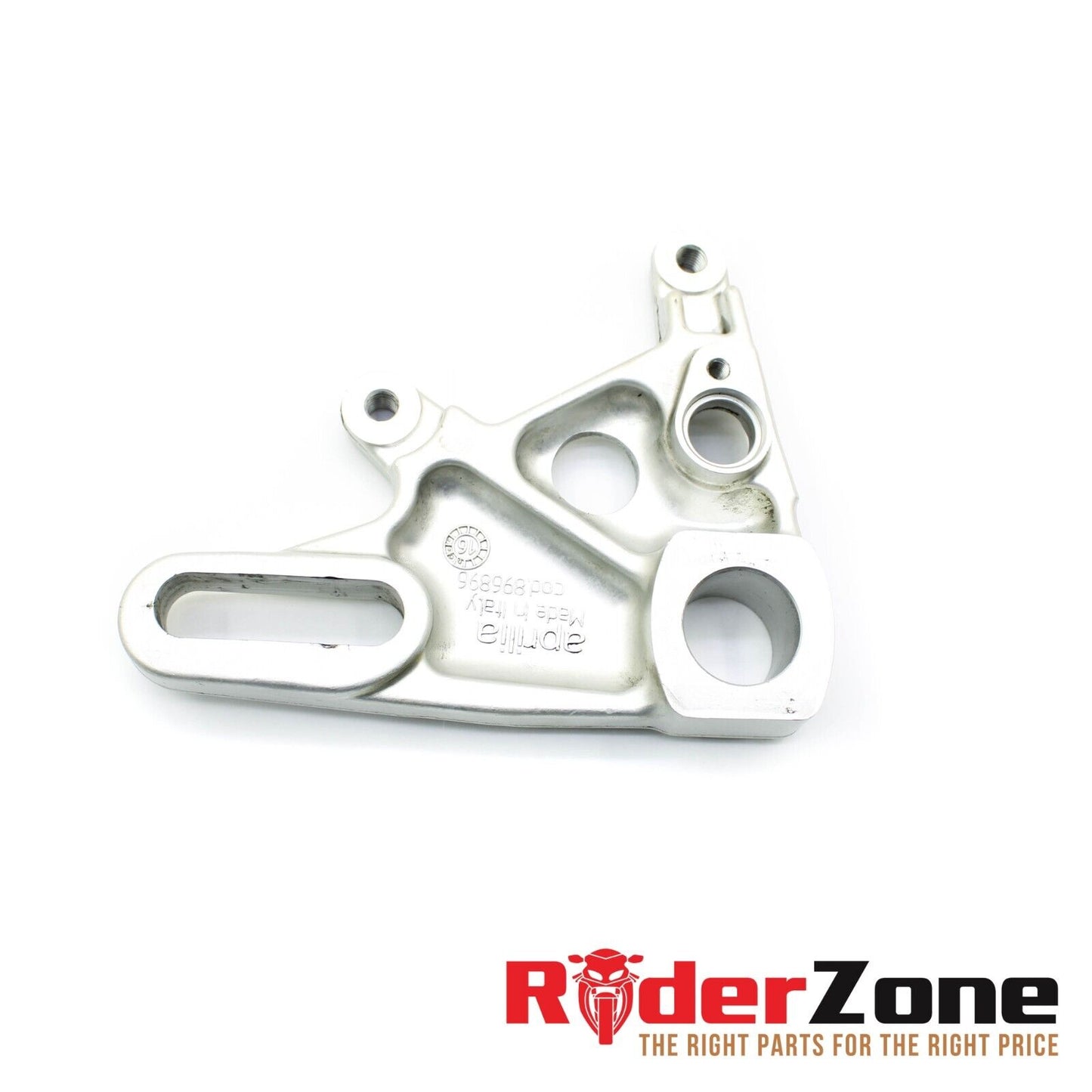 2015 - 2019 APRILIA RSV4RR REAR BRAKE CALIPER BRACKET SILVER STRAIGHT MOUNT STOC