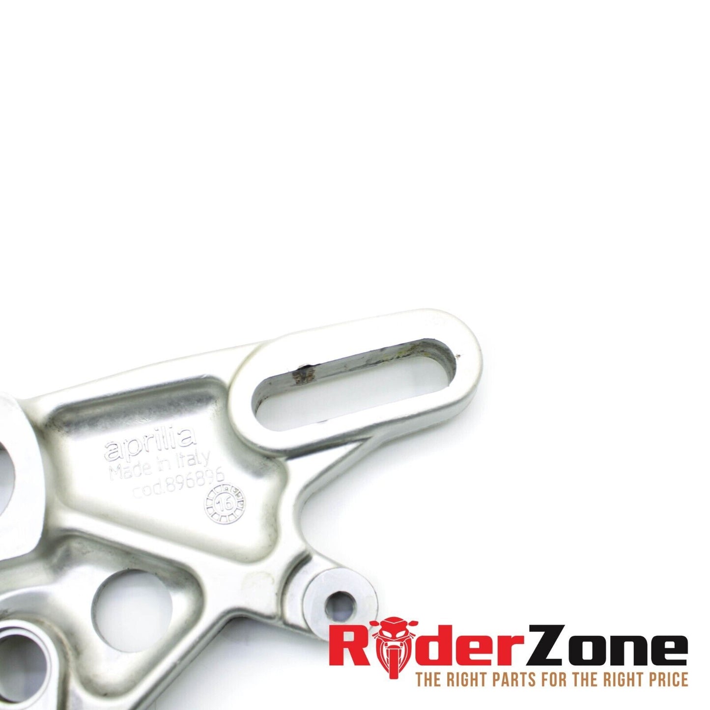 2015 - 2019 APRILIA RSV4RR REAR BRAKE CALIPER BRACKET SILVER STRAIGHT MOUNT STOC