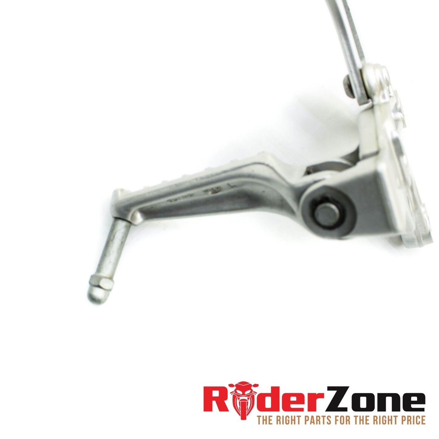 2016 - 2019 APRILIA RSV4RR LEFT REARSET SILVER STRAIGHT LEG SUPPORT HEEL GUARD