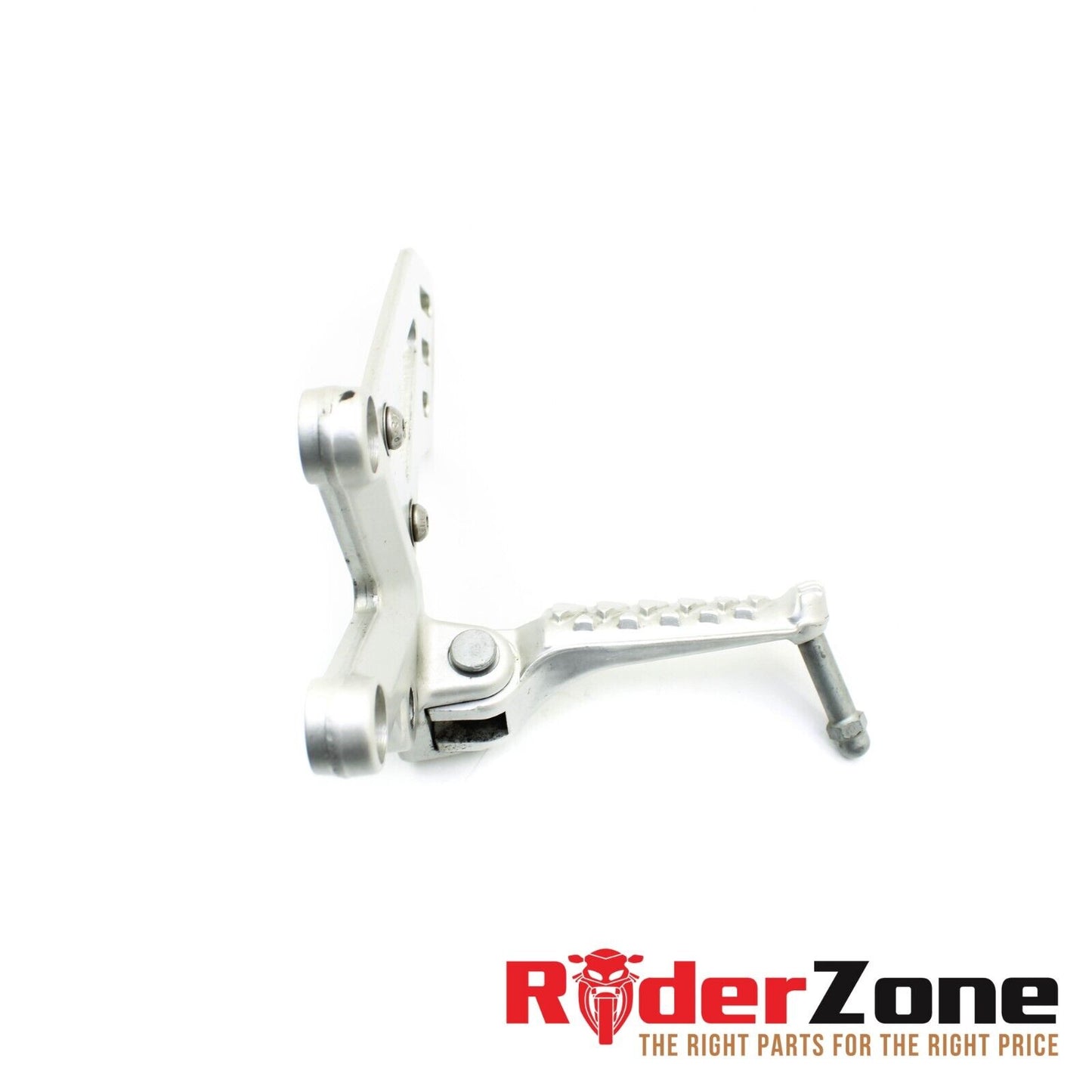 2016 - 2019 APRILIA RSV4RR LEFT REARSET SILVER STRAIGHT LEG SUPPORT HEEL GUARD