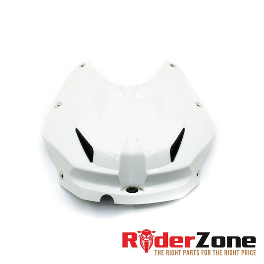 2010 - 2014 BMW S1000RR FRONT GAS TANK FAIRING COWL COVER TRIM FUEL CELL WHITE