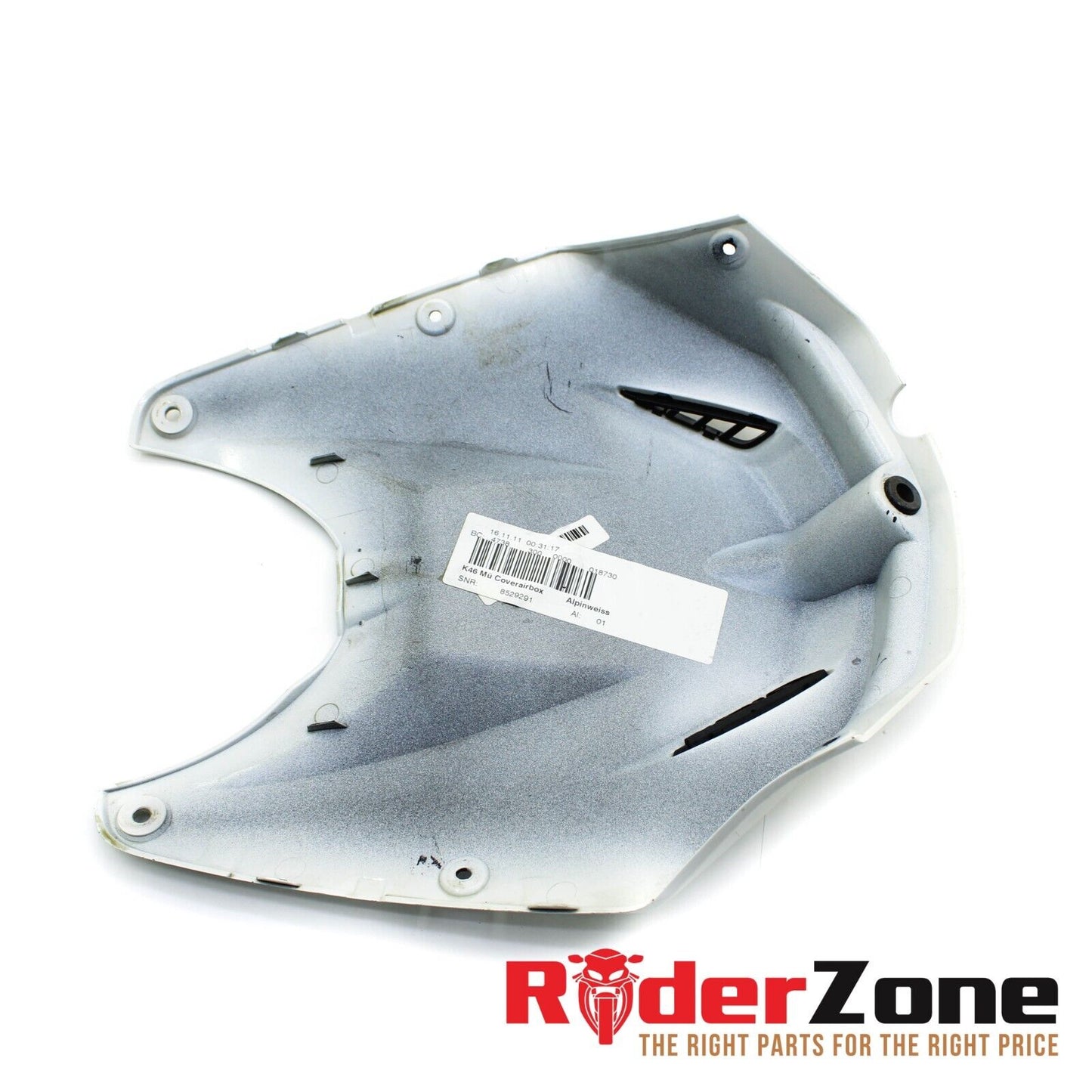 2010 - 2014 BMW S1000RR FRONT GAS TANK FAIRING COWL COVER TRIM FUEL CELL WHITE