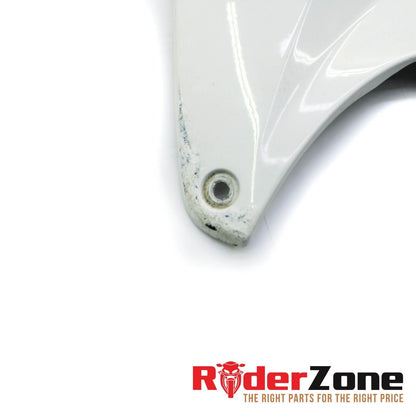 2010 - 2014 BMW S1000RR FRONT GAS TANK FAIRING COWL COVER TRIM FUEL CELL WHITE
