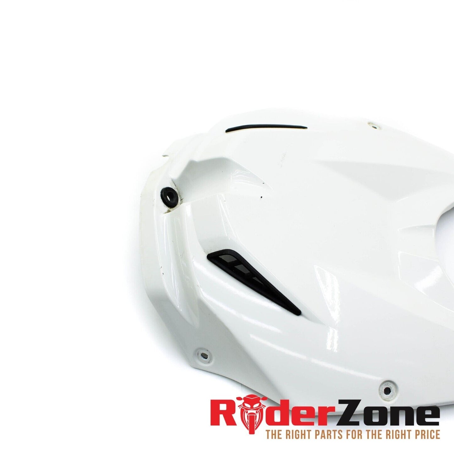 2010 - 2014 BMW S1000RR FRONT GAS TANK FAIRING COWL COVER TRIM FUEL CELL WHITE