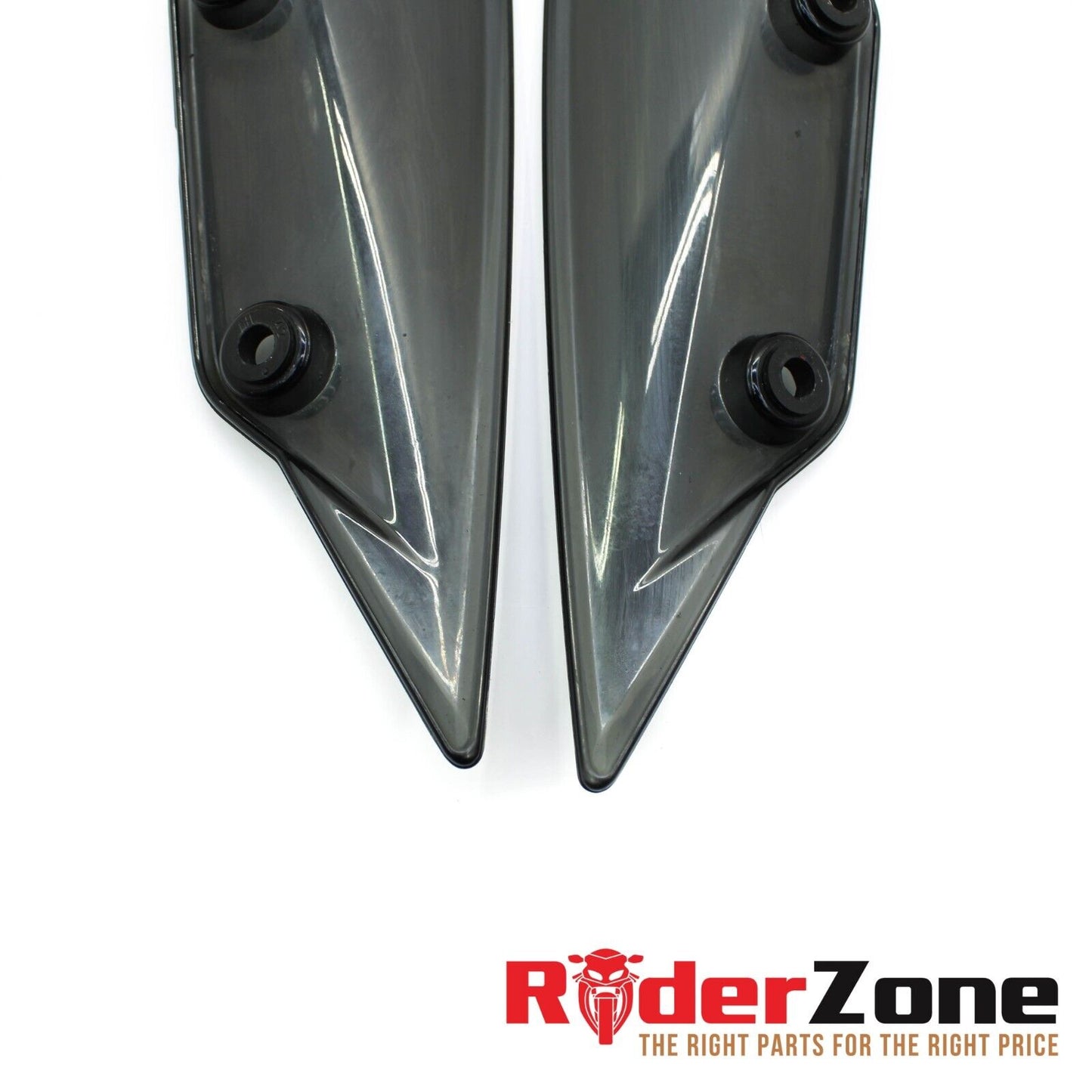 2010 - 2014 BMW S1000RR FRONT WINGLETS FAIRING PLASTIC AFTERMARKET BLACK