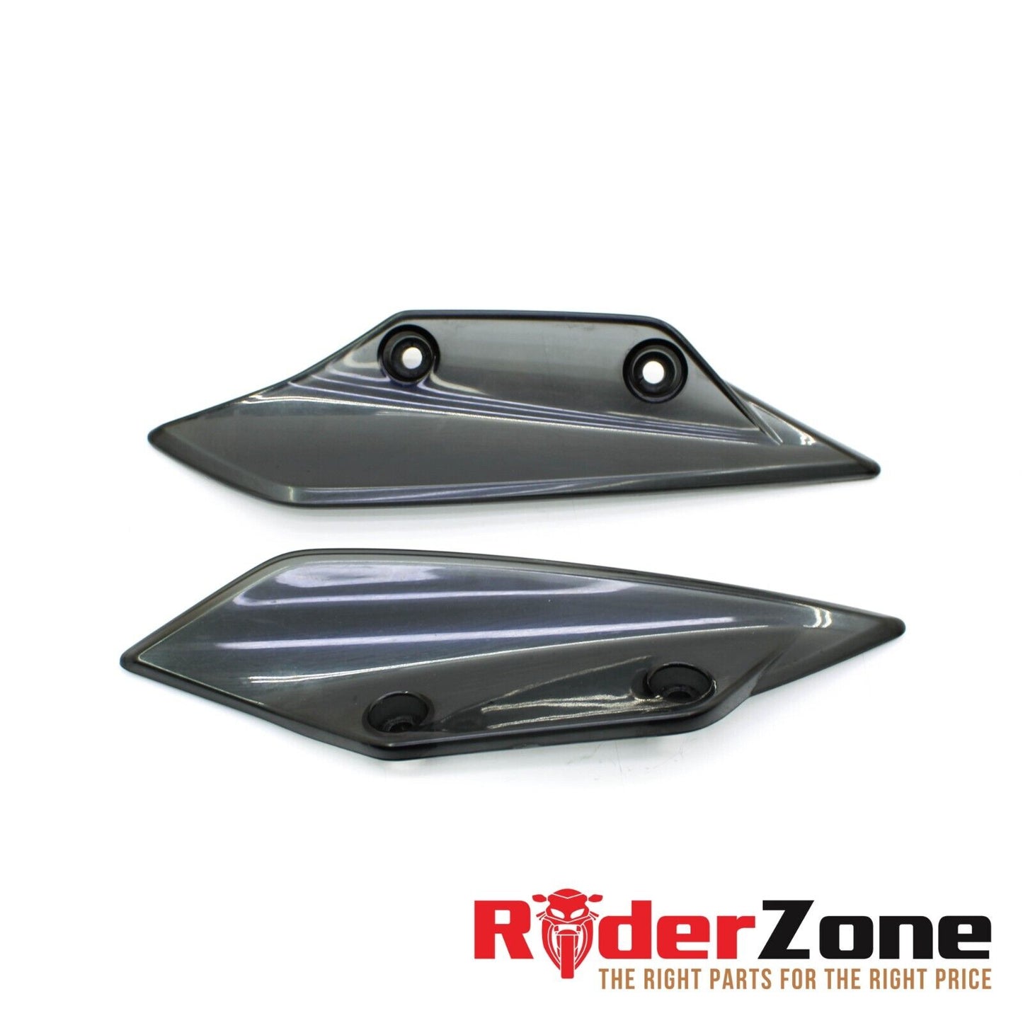 2010 - 2014 BMW S1000RR FRONT WINGLETS FAIRING PLASTIC AFTERMARKET BLACK