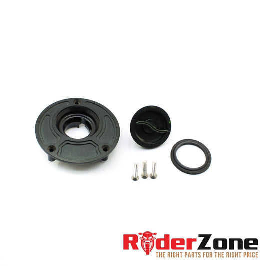 2003 - 2005 YAMAHA YZF R6 06-09 YZFR6S GAS CAP QUICK RELEASE BLACK BOLTS RUBBER