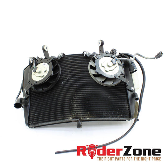 2007 2008 YAMAHA YZF R1 RADIATOR ENGINE COOLING SYSYSTEM RADIATER FANS BLACK
