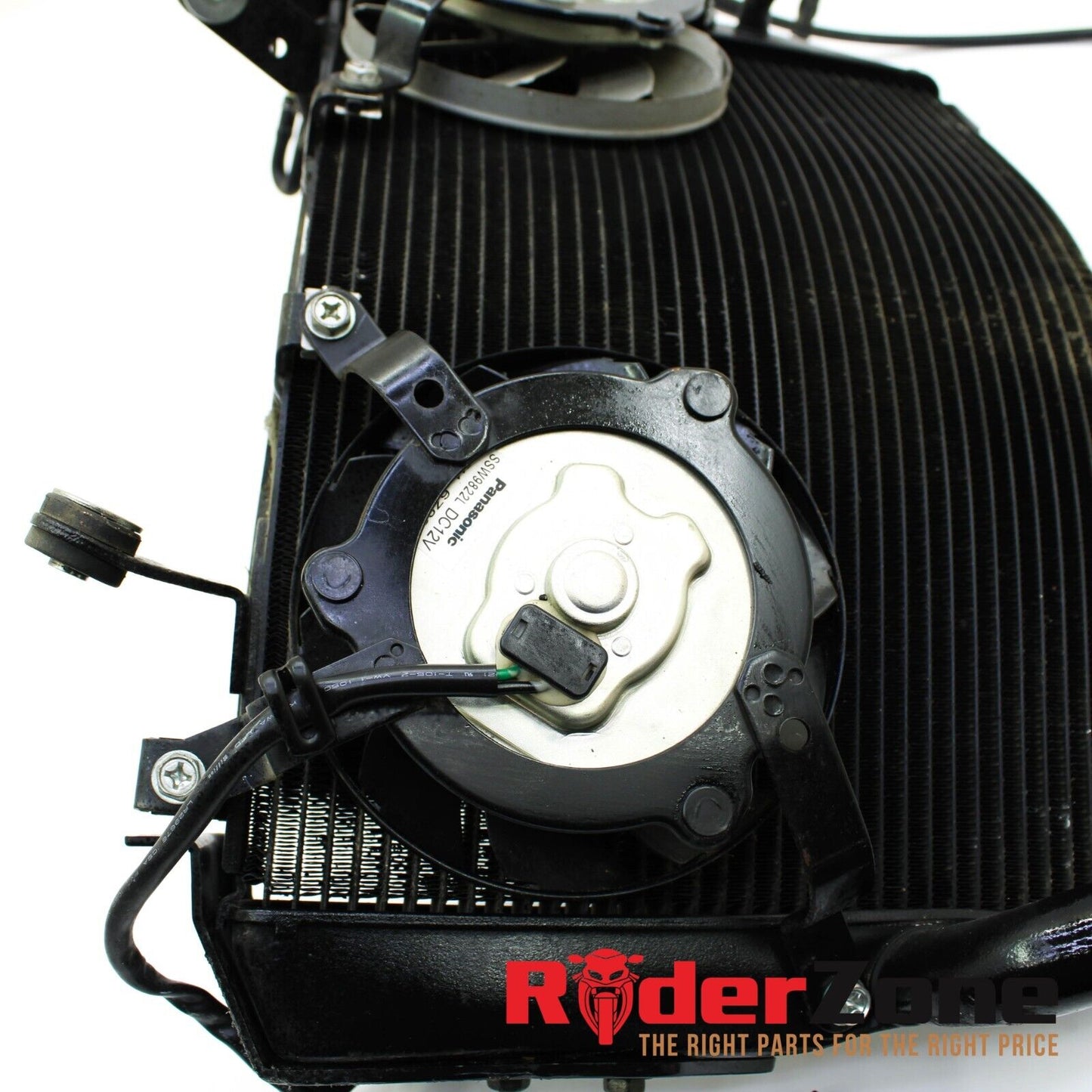 2007 2008 YAMAHA YZF R1 RADIATOR ENGINE COOLING SYSYSTEM RADIATER FANS BLACK