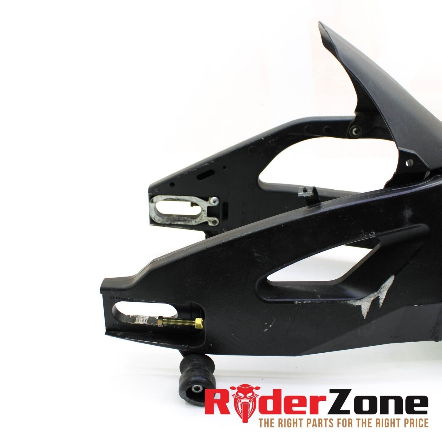 2007 2008 SUZUKI GSXR1000 SWINGARM REAR FRAME BLACK WHEEL MOUNT STRAIGHT BLACK