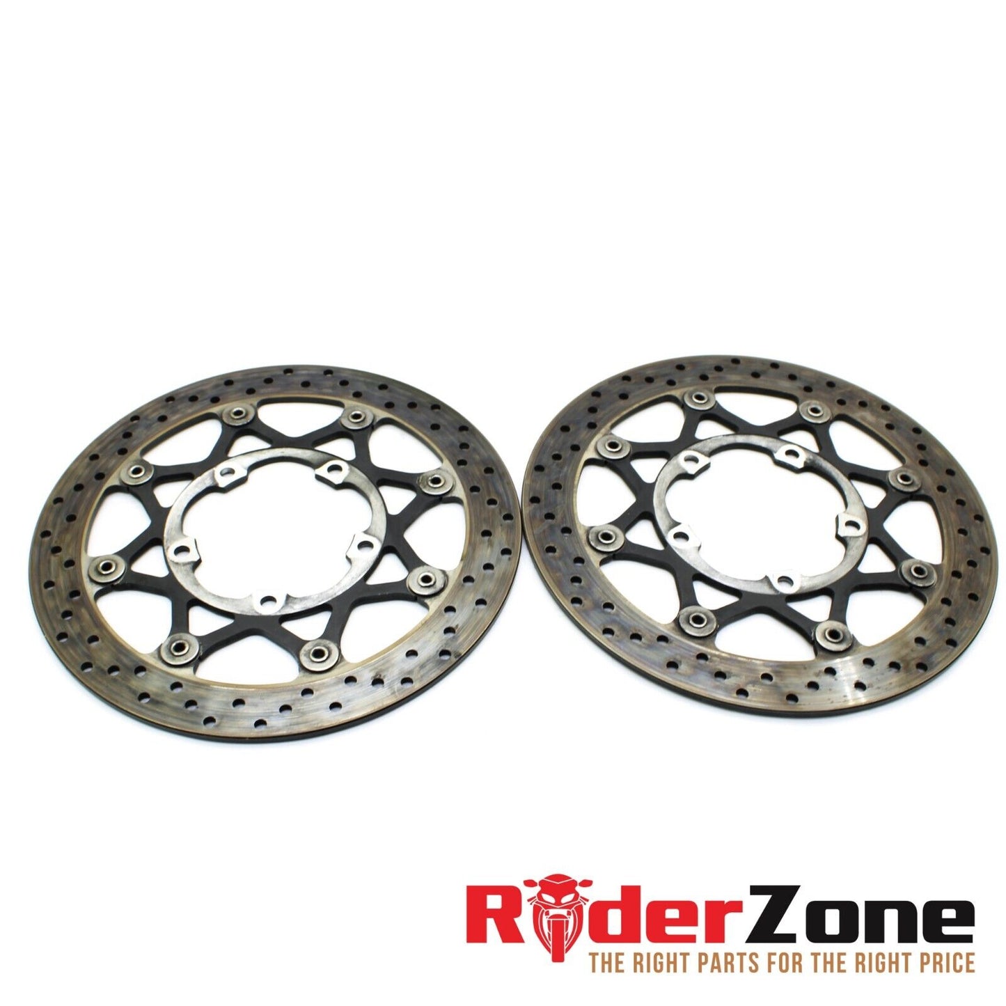 2007 2008 SUZUKI GSXR 1000 FRONT BRAKE ROTORS DISCS STRAIGHT LEFT RIGHT STOCK