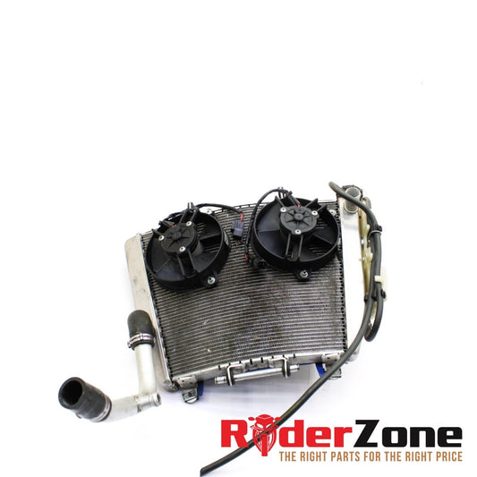 2010 - 2014 APRILIA RSV4 R RADIATOR COOLING FANS SYSTEM OVERFLOW TANK COX GUARD