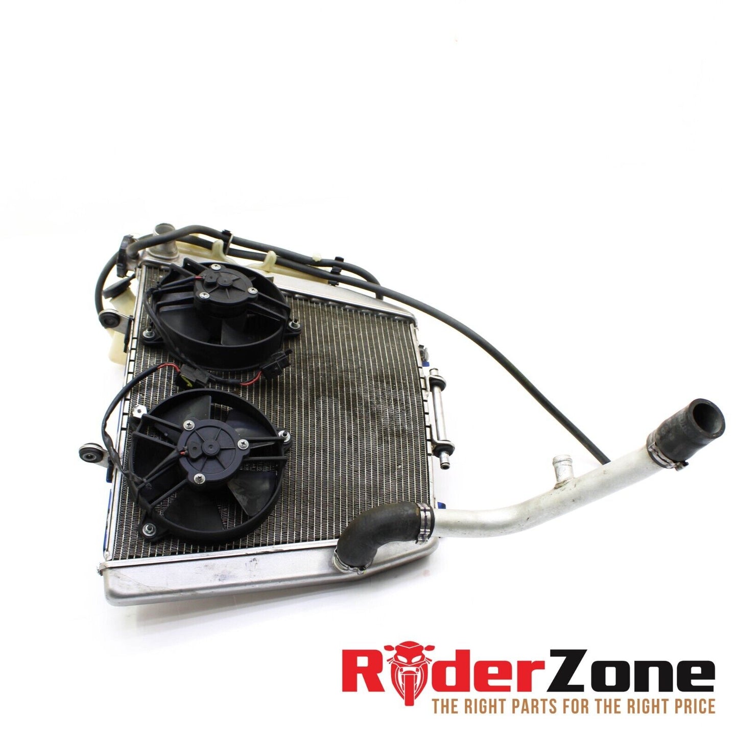 2010 - 2014 APRILIA RSV4 R RADIATOR COOLING FANS SYSTEM OVERFLOW TANK COX GUARD