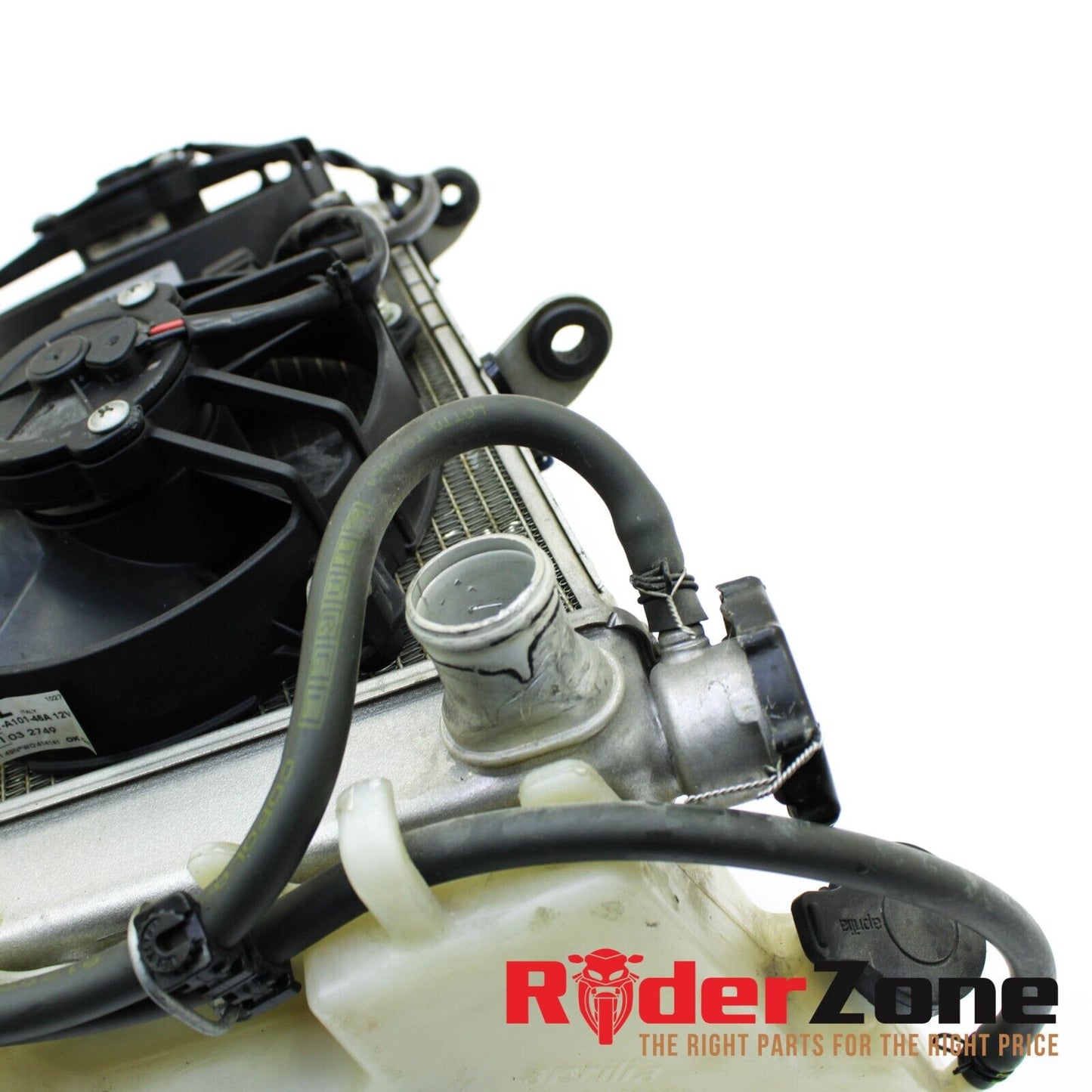 2010 - 2014 APRILIA RSV4 R RADIATOR COOLING FANS SYSTEM OVERFLOW TANK COX GUARD