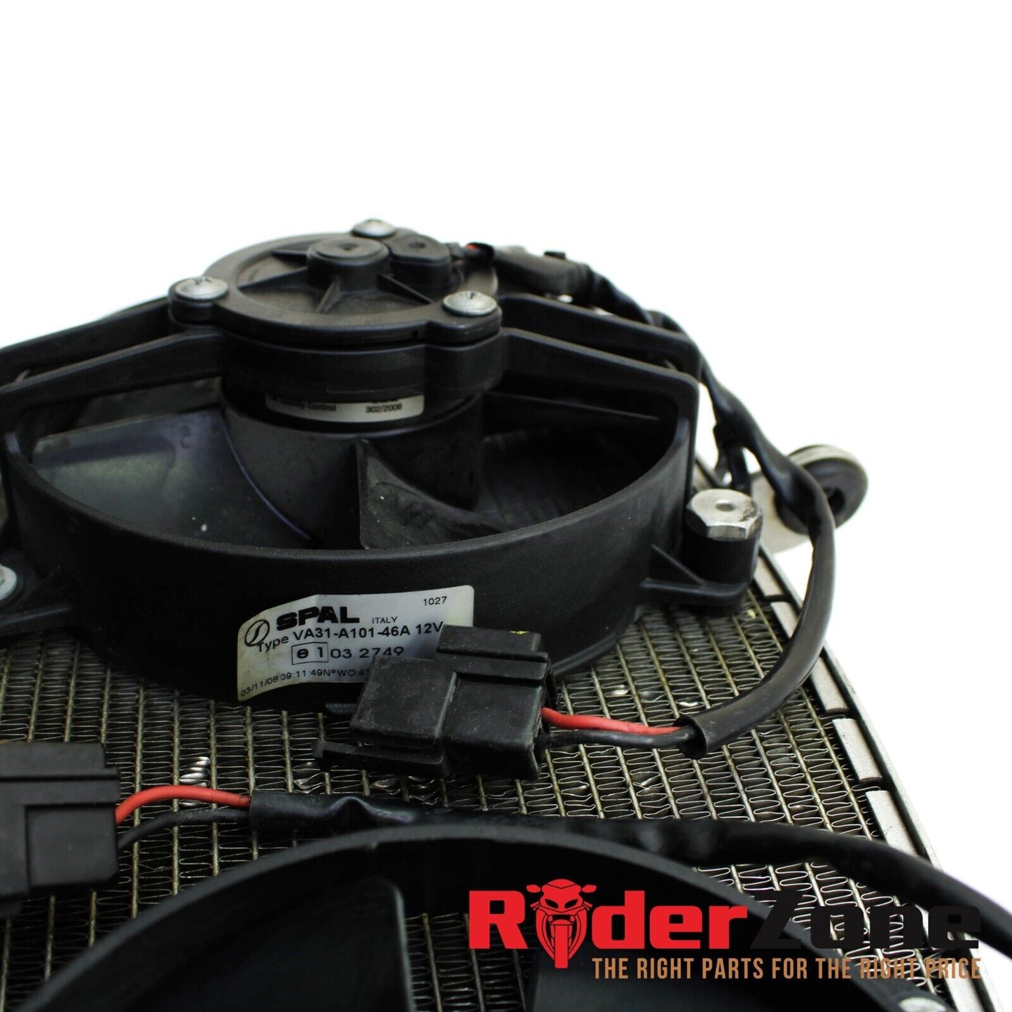 2010 - 2014 APRILIA RSV4 R RADIATOR COOLING FANS SYSTEM OVERFLOW TANK COX GUARD