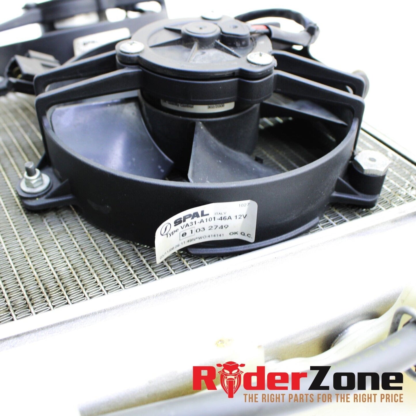 2010 - 2014 APRILIA RSV4 R RADIATOR COOLING FANS SYSTEM OVERFLOW TANK COX GUARD