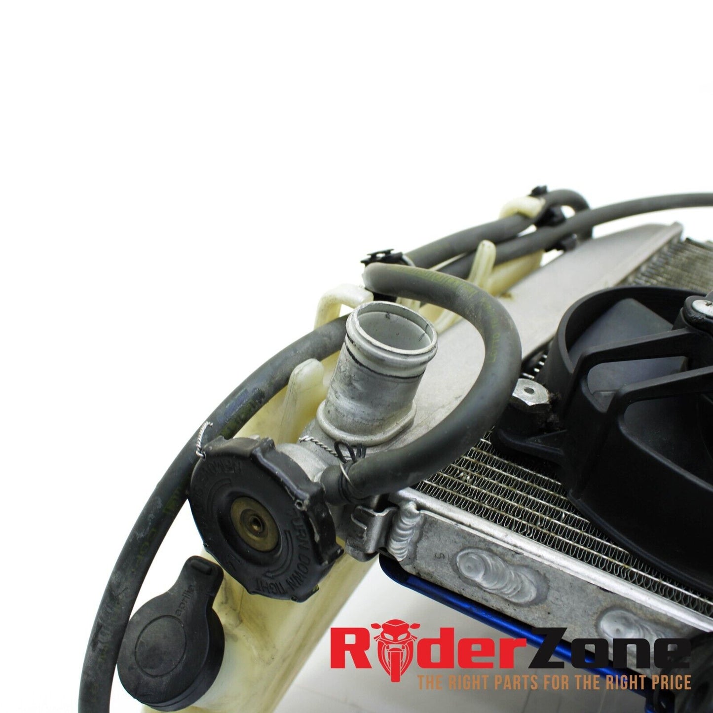 2010 - 2014 APRILIA RSV4 R RADIATOR COOLING FANS SYSTEM OVERFLOW TANK COX GUARD