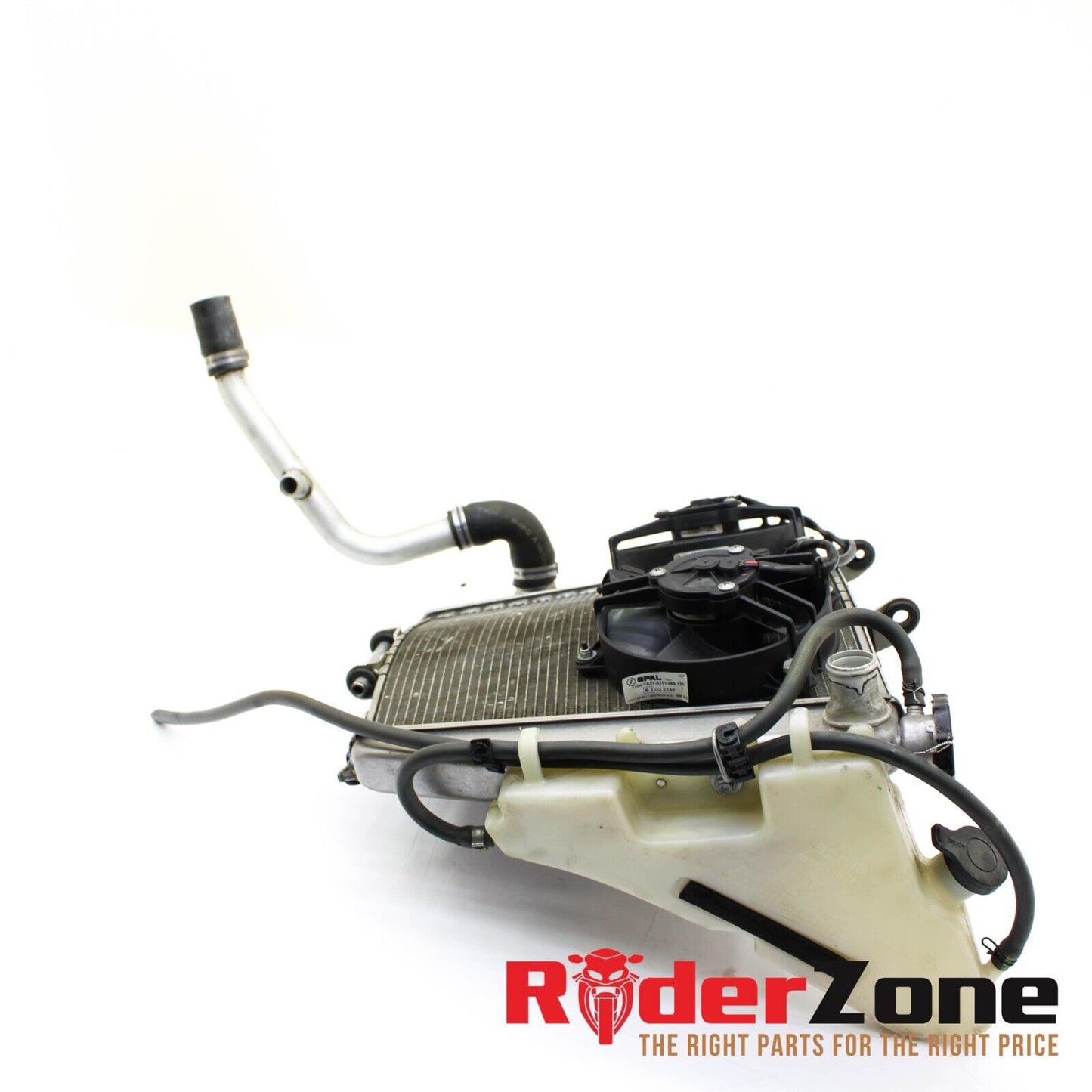 2010 - 2014 APRILIA RSV4 R RADIATOR COOLING FANS SYSTEM OVERFLOW TANK COX GUARD