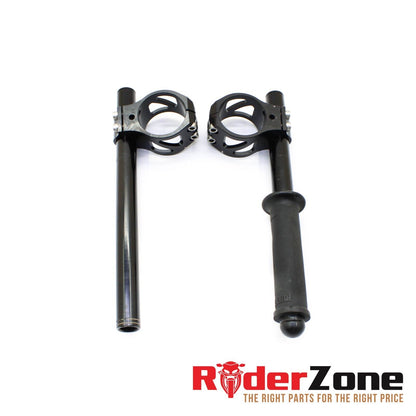 2011-2016 APRILIA TUONO V4 1100 *DRIVEN RACING* HANDLEBAR CLIP ON BLACK STRAIGHT