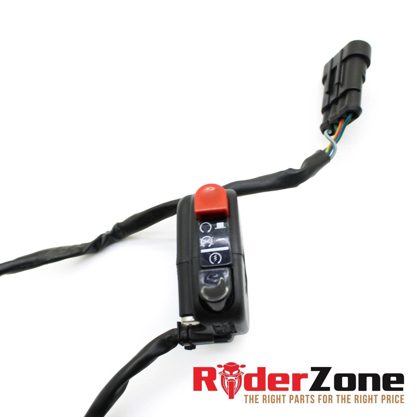 2010 - 2014 APRILIA RSV4 R  KILL SWITCH RIGHT CONTROL WIRE BUTTON BLACK STOCK