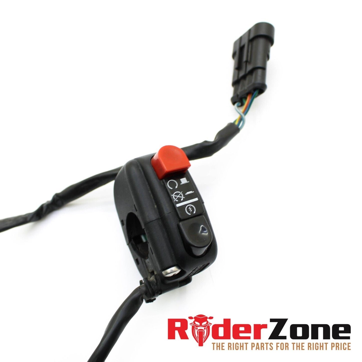 2010 - 2014 APRILIA RSV4 R  KILL SWITCH RIGHT CONTROL WIRE BUTTON BLACK STOCK