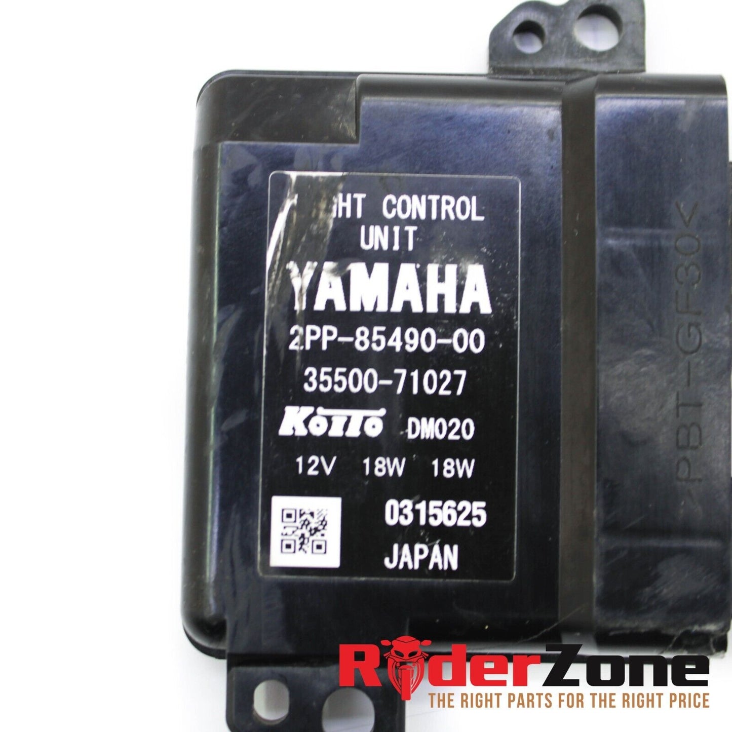 2017 - 2020 YAMAHA YZF R6 HEAD LIGHT CONTROL UNIT MODULE BLACK 35500-71027