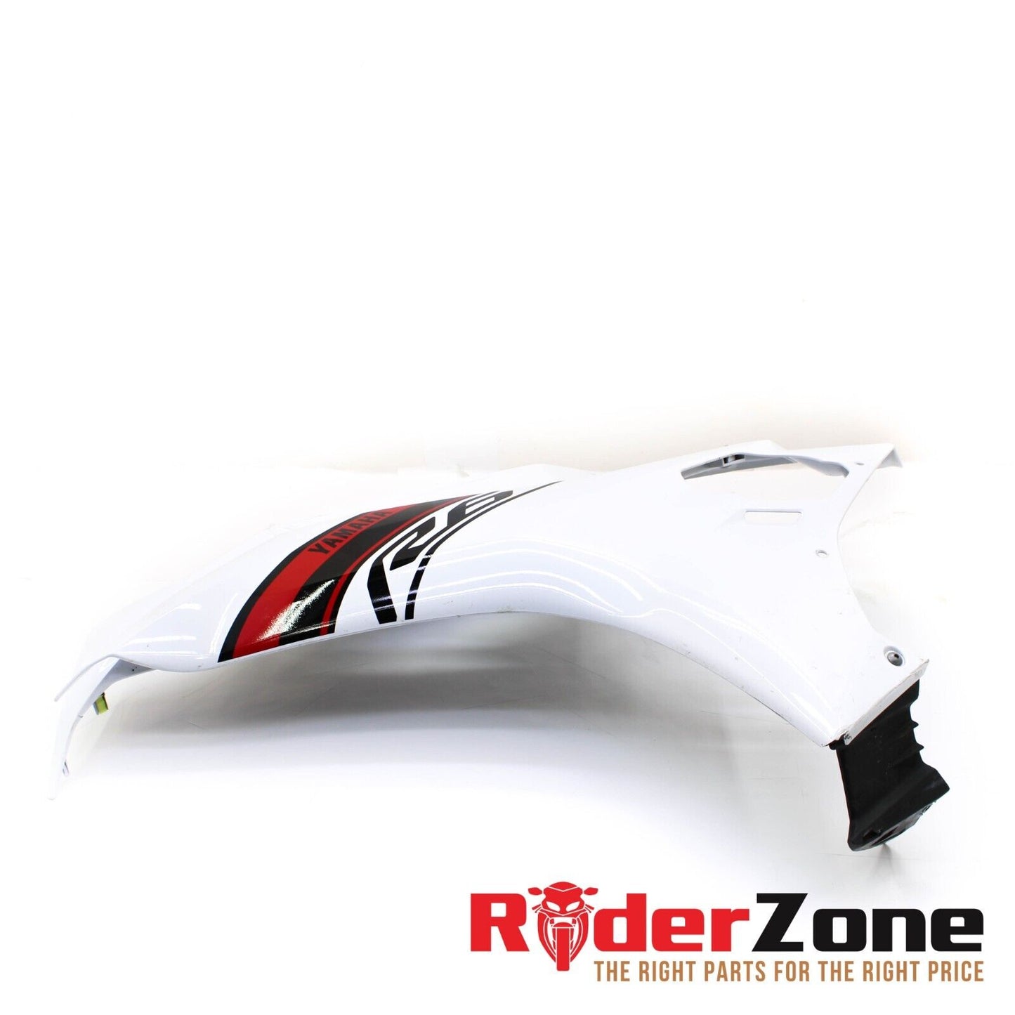 17 - 2020 YAMAHA YZF R6 LEFT LOWER MID UPPER SIDE FAIRING WHITE COWLING PLASTIC