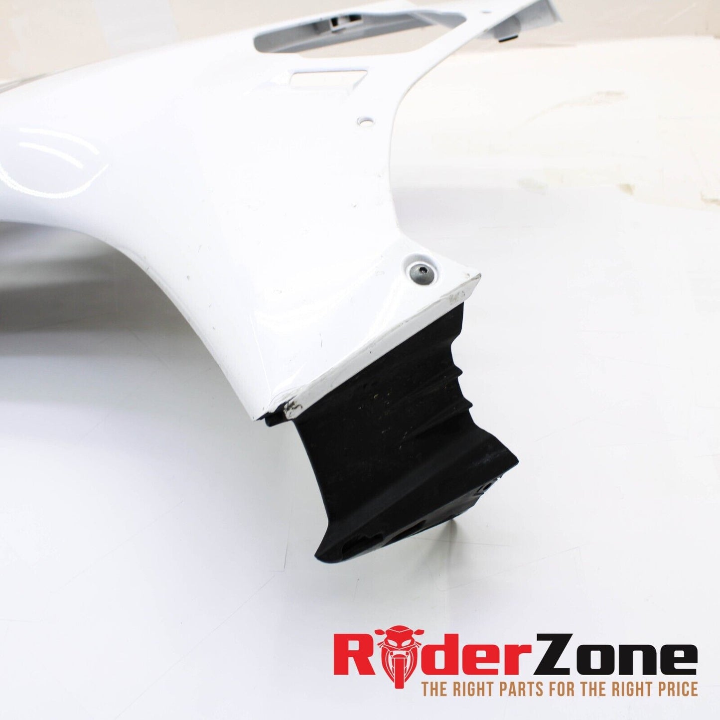 17 - 2020 YAMAHA YZF R6 LEFT LOWER MID UPPER SIDE FAIRING WHITE COWLING PLASTIC