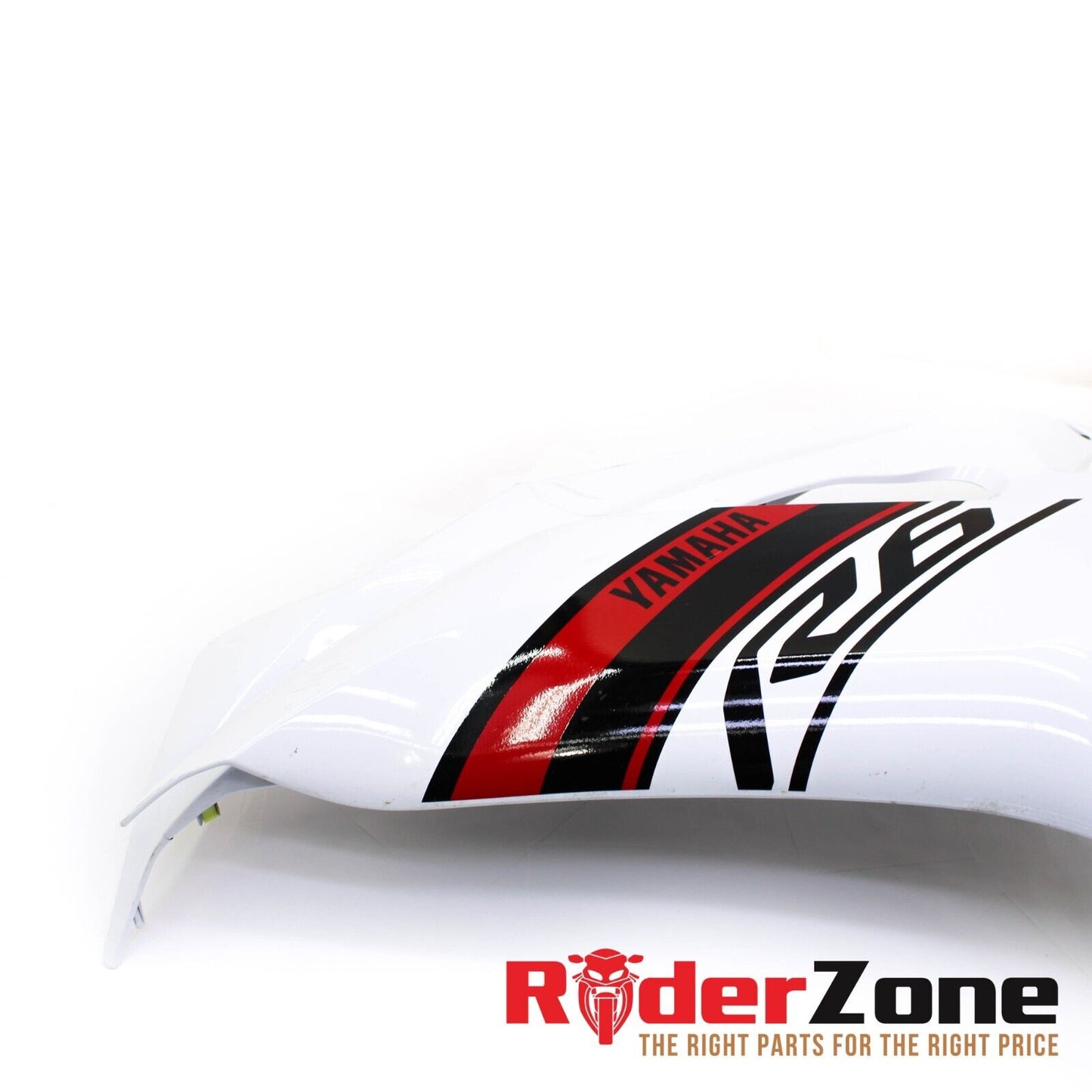 17 - 2020 YAMAHA YZF R6 LEFT LOWER MID UPPER SIDE FAIRING WHITE COWLING PLASTIC