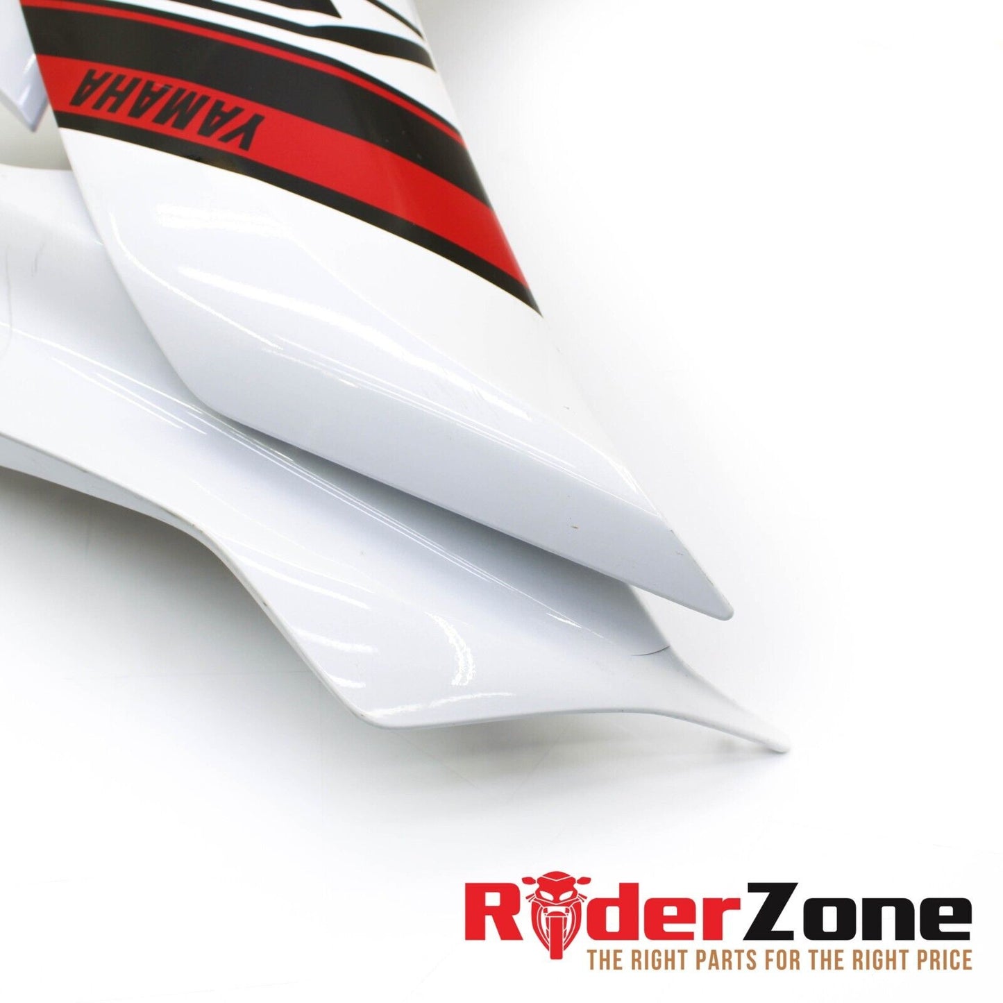 17 - 2020 YAMAHA YZF R6 LEFT LOWER MID UPPER SIDE FAIRING WHITE COWLING PLASTIC