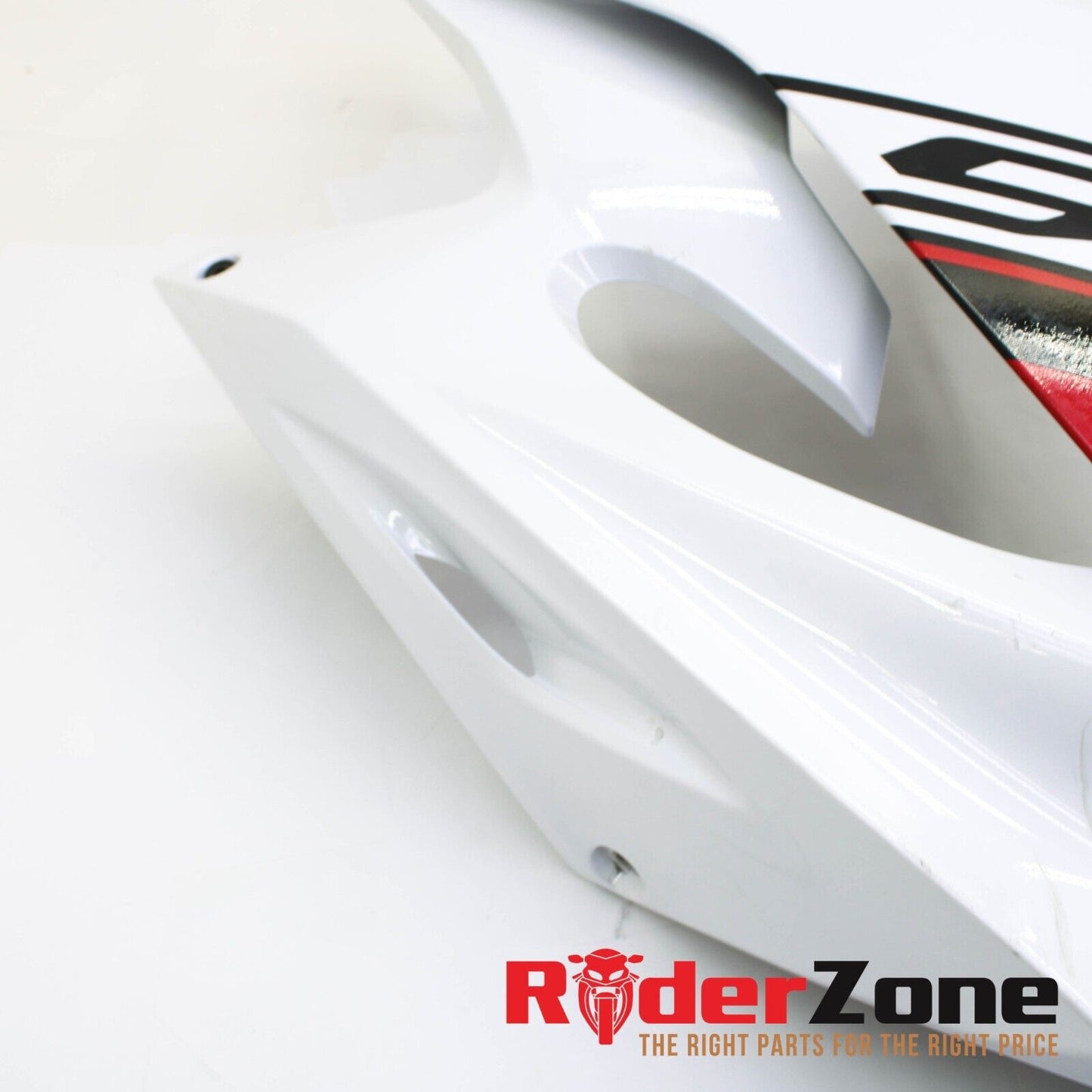 17 - 2020 YAMAHA YZF R6 LEFT LOWER MID UPPER SIDE FAIRING WHITE COWLING PLASTIC