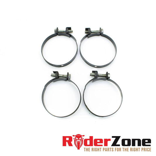 2007 2008 HONDA CBR600RR INTAKE THROTTLE BODY CLAMPS HARDWARE COMPLETE SET OF 4
