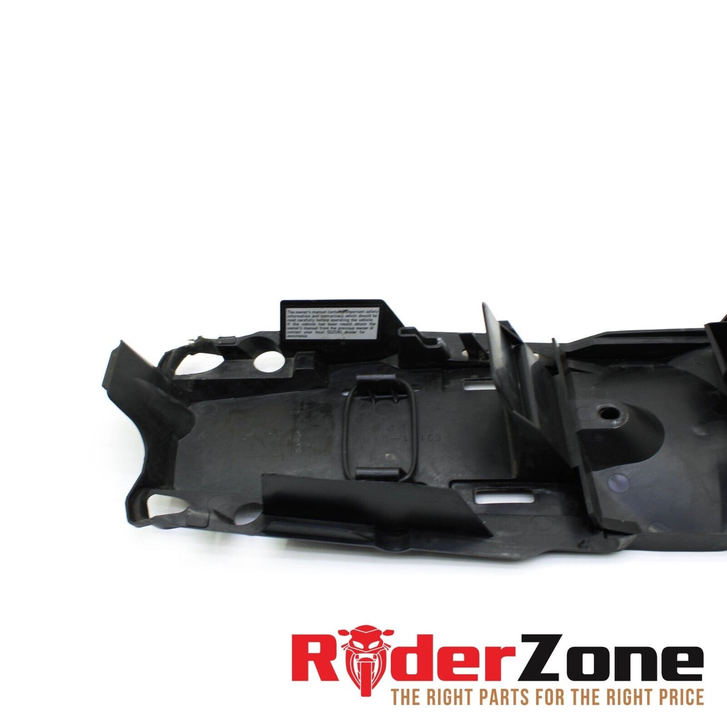 2006 2007 SUZUKI GSXR600 GSXR750 BATTERY TRAY TAIL PLASTIC INSERT BLACK STOCK