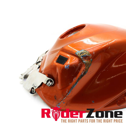 2006 2007 SUZUKI GSXR600 GSXR750 GAS TANK FUEL RESERVOIR ORANGE PETROL *DAMAGED*