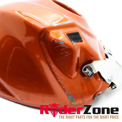 2006 2007 SUZUKI GSXR600 GSXR750 GAS TANK FUEL RESERVOIR ORANGE PETROL *DAMAGED*