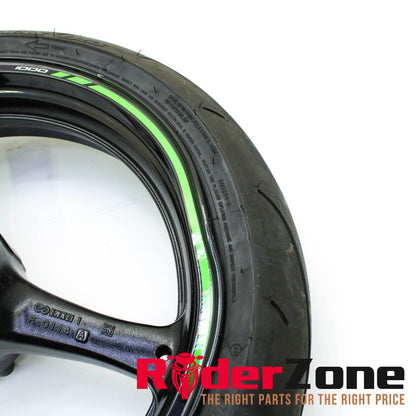 2016 - 2020 KAWASAKI NINJA ZX10R FRONT WHEEL RIM BLACK DUNLOP TIRE