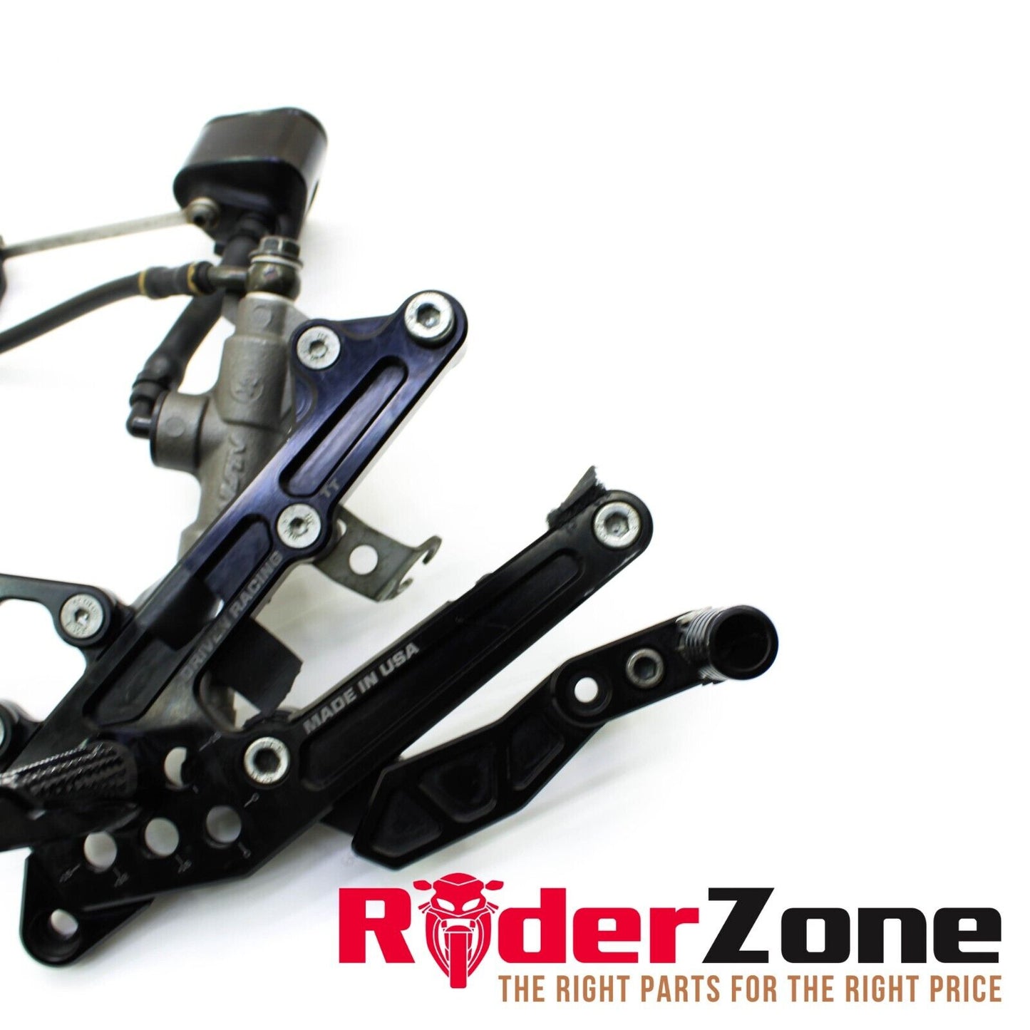 2008 - 2016 YAMAHA YZF R6 REARSET SET REAR PEG RIGHT LEFT DRIVEN RACING *DAMAGED