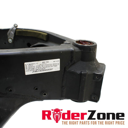 2008 - 2016 YAMAHA YZF R6 FRAME MAIN CHASSIS BLACK STOCK *NO DENTS*